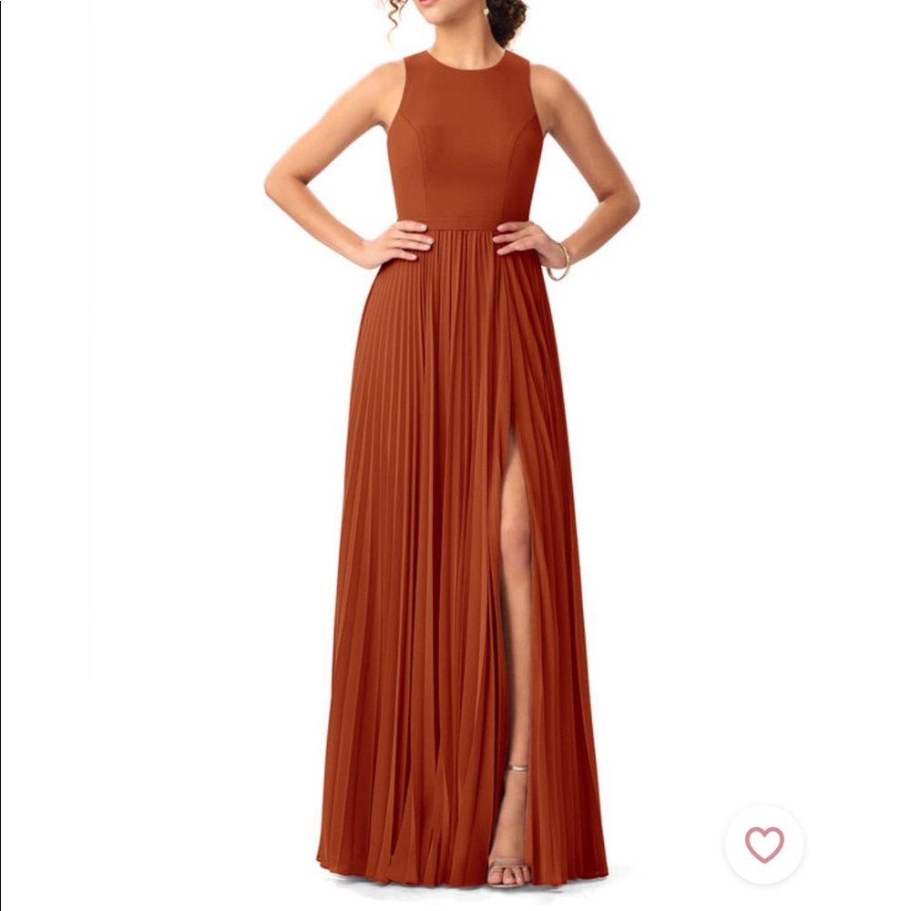 Azazie Lindie Bridesmaid Dress in Paprika